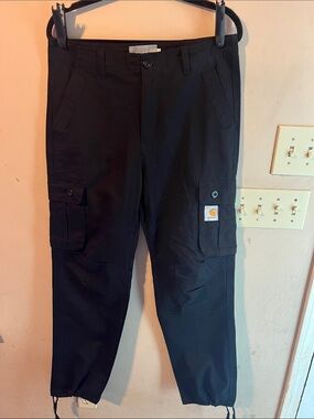 CARHARTT WIP REGULAR CARGO PANTS BLACK SIZE XL